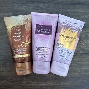 Bath & Body Works Body Cream travel Set of 3